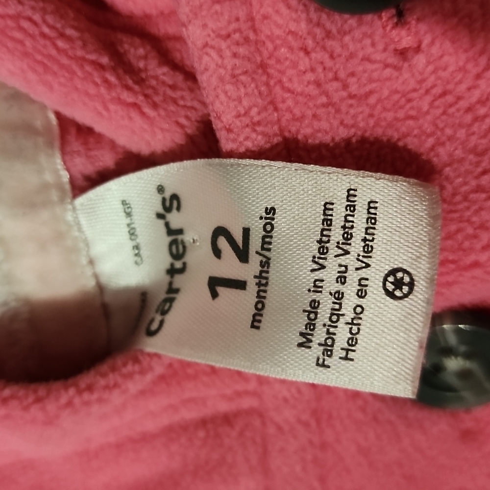 Carters pink fleece jacket - Picture 4 of 4
